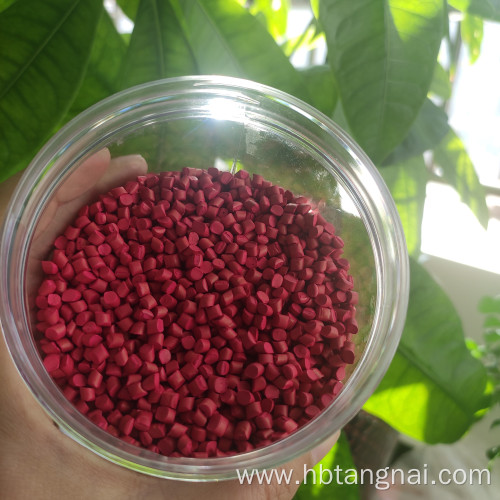 High grade pink masterbatch color granules for plastic